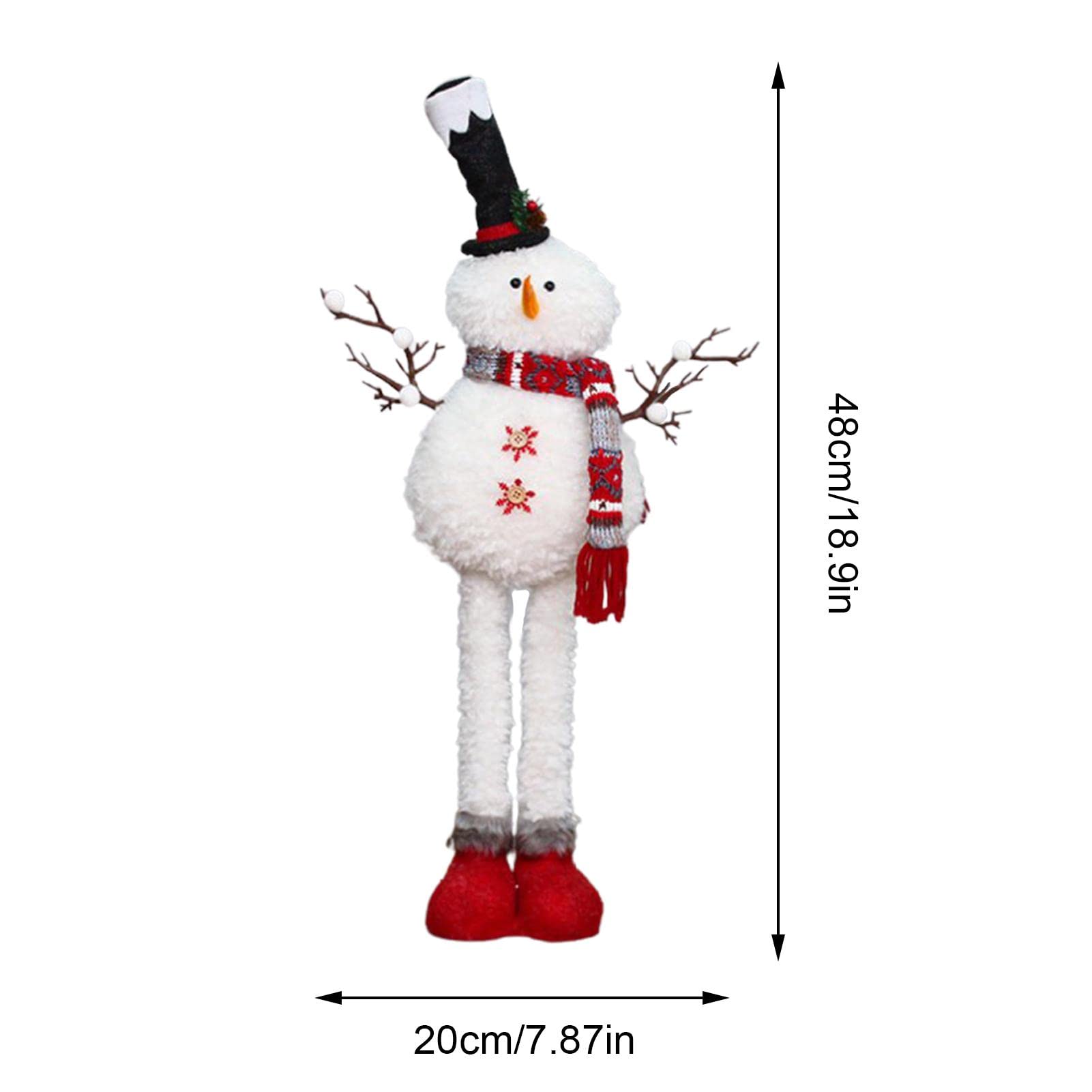 Amazon.co.jp: クリスマス 足長雪だるま クリスマスオーナメント